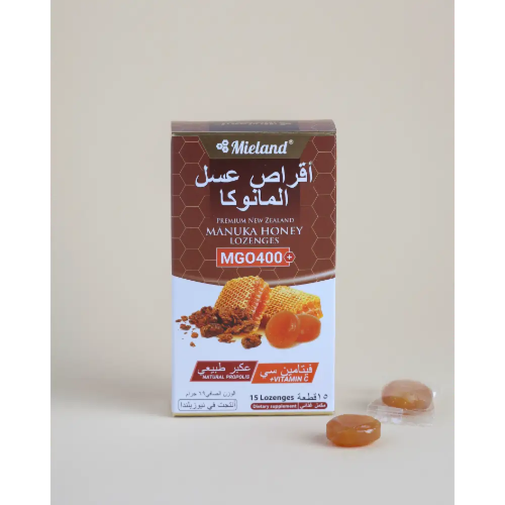 MIELAND MANUKA HONEY LOZENGE PROPLIS 15P